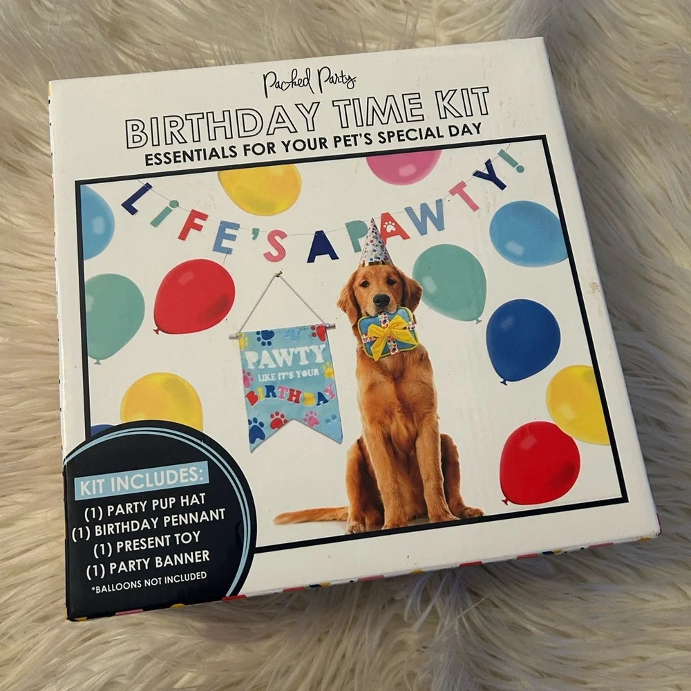 Dog birthday party set